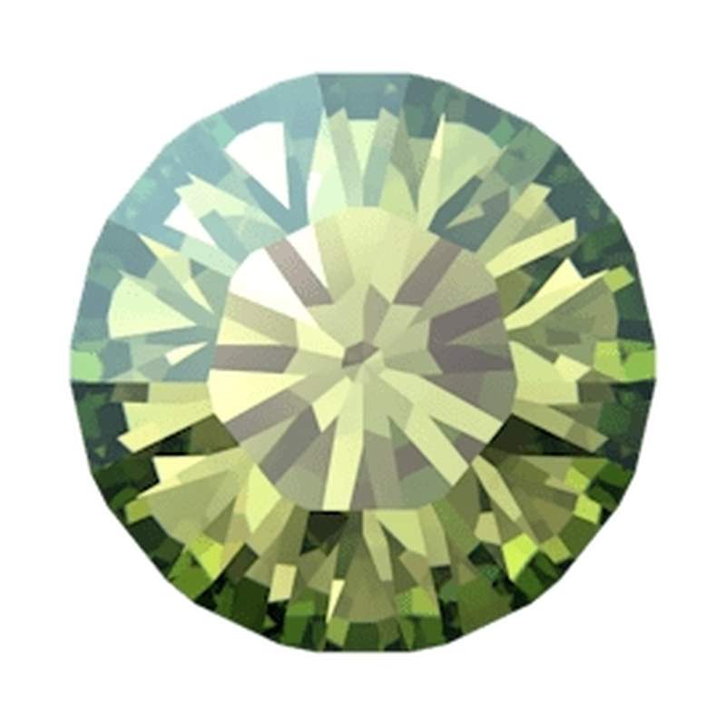 Swarovski Round Stones 1028 pp 10 Peridot Moonlight F