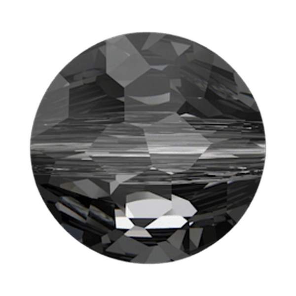 Swarovski Crystal Beads 5034 6 mm Crystal Silver Night