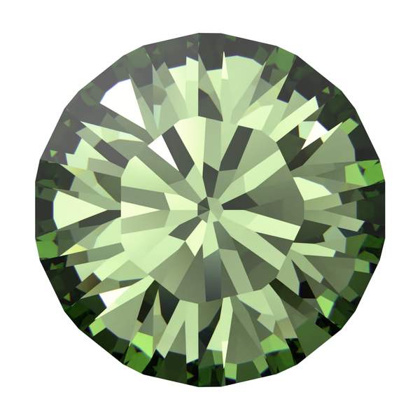 Swarovski Round Stones 1028 pp 2 Recreated Peridot F