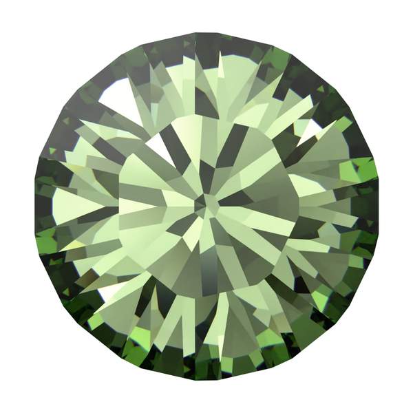 Swarovski Round Stones 1028 pp 3 Recreated Peridot F