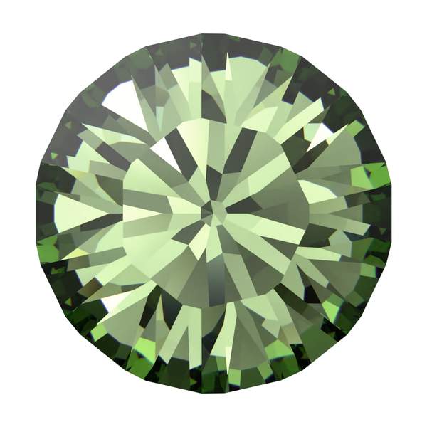 Swarovski Round Stones 1028 pp 5 Recreated Peridot F