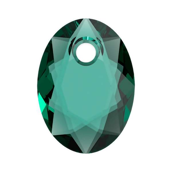 Swarovski Crystal Pendants 6438 9 mm Emerald