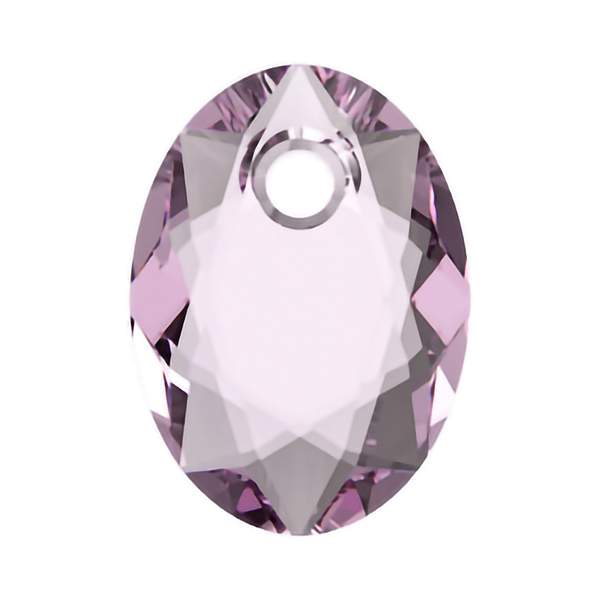 Swarovski Crystal Pendants 6438 9 mm Light Amethyst