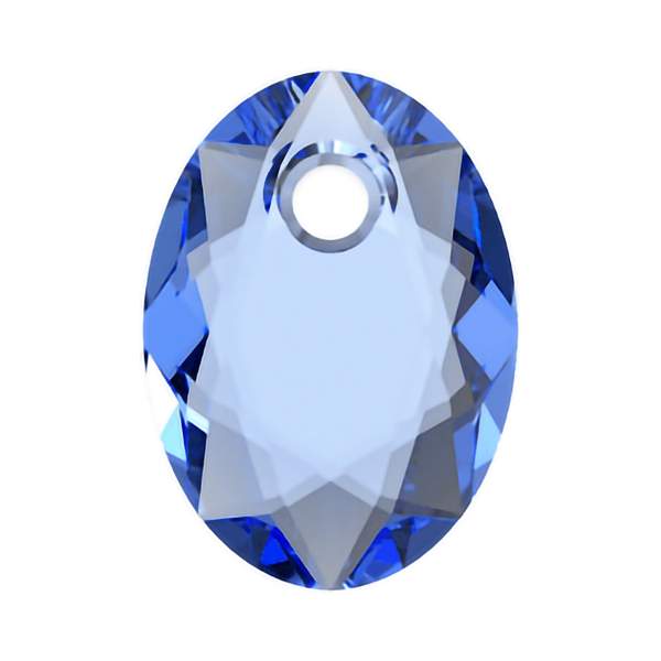 Swarovski Crystal Pendants 6438 9 mm Sapphire
