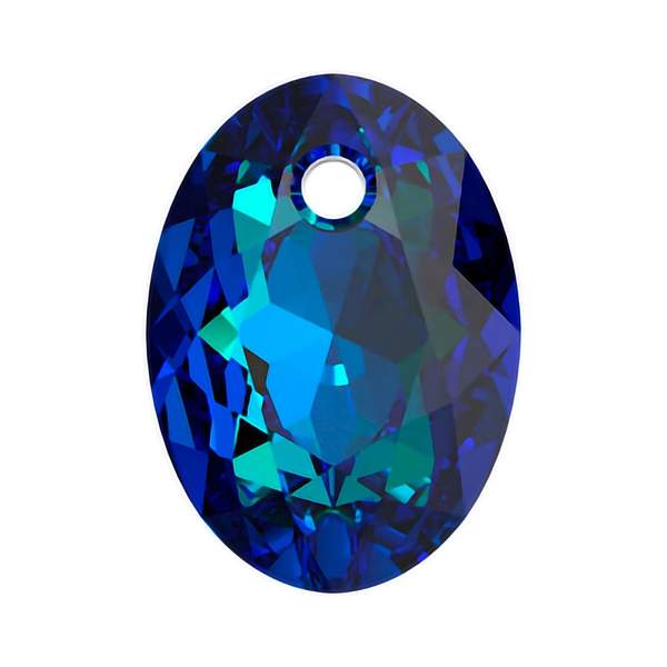 Swarovski Crystal Pendants 6438 11,5 mm Crystal Bermuda Blue P