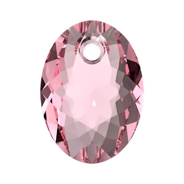 Swarovski Crystal Pendants 6438 11,5 mm Light Rose