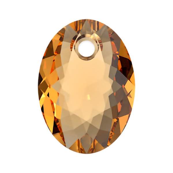 Swarovski Crystal Pendants 6438 11,5 mm Topaz