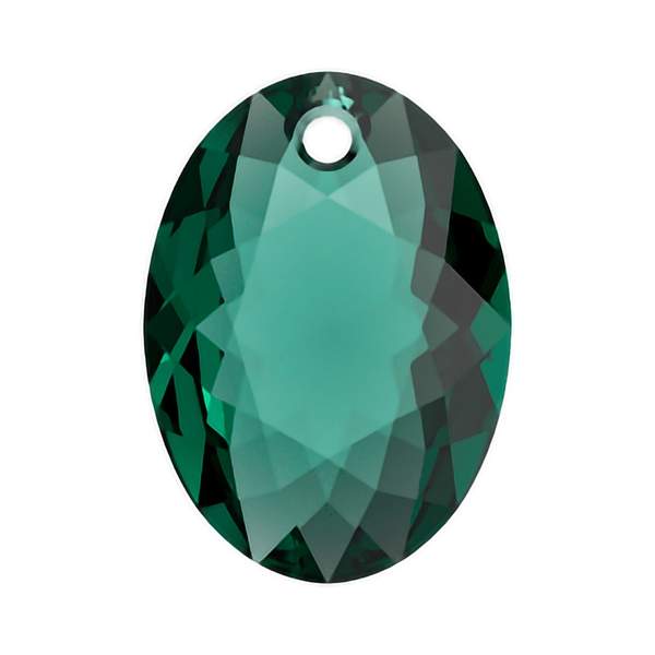 Swarovski Crystal Pendants 6438 16 mm Emerald