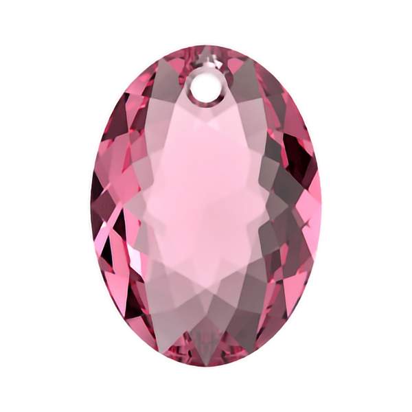 Swarovski Crystal Pendants 6438 16 mm Rose