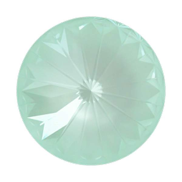 Swarovski Round Stones 1122 12 mm Crystal Soft Mint Ignite