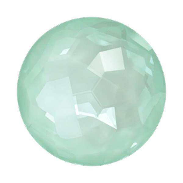 Swarovski Round Stones 1383 10 mm Crystal Soft Mint Ignite
