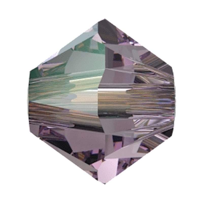 Swarovski Crystal Beads 5328 4 mm Light Amethyst Paradise Shine