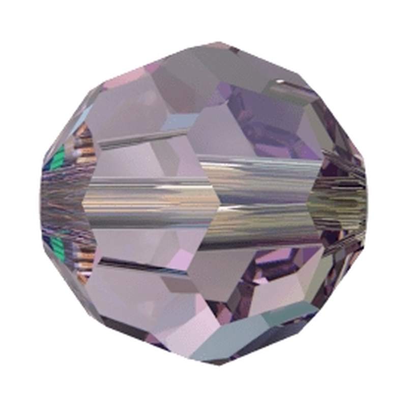 Swarovski Crystal Beads 5000 8 mm Light Amethyst Paradise Shine