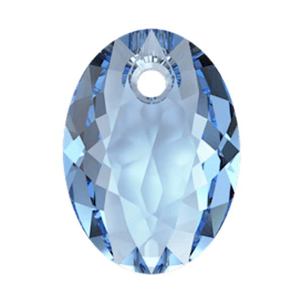 Swarovski Crystal Pendants 6438 11,5 mm Recreated Ice Blue