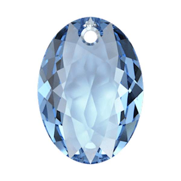 Swarovski Crystal Pendants 6438 16 mm Recreated Ice Blue