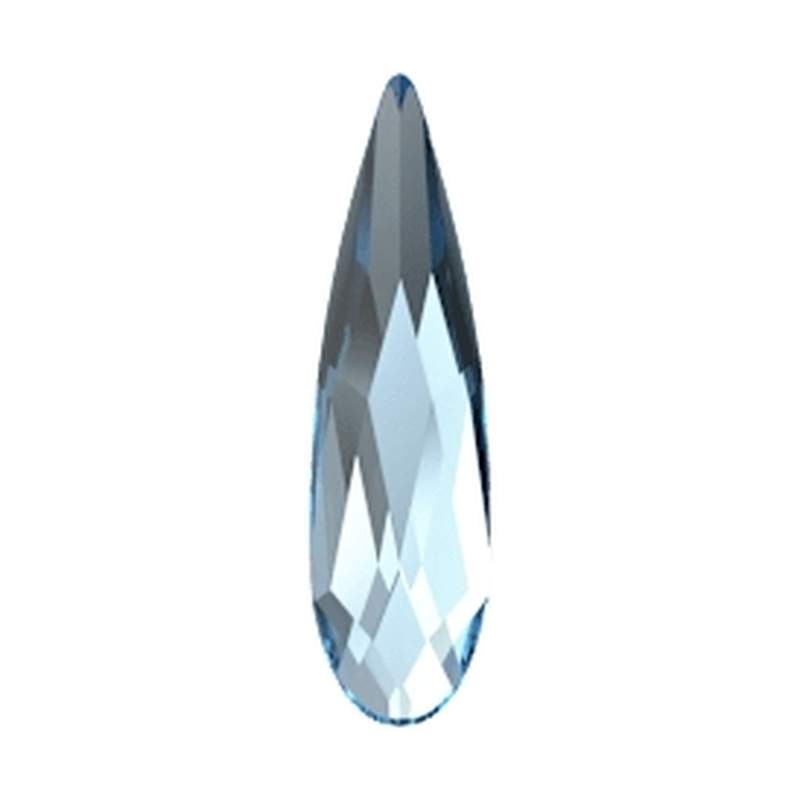 Swarovski Flatback Crystals 2304 10 x 2,8 mm Aquamarine F