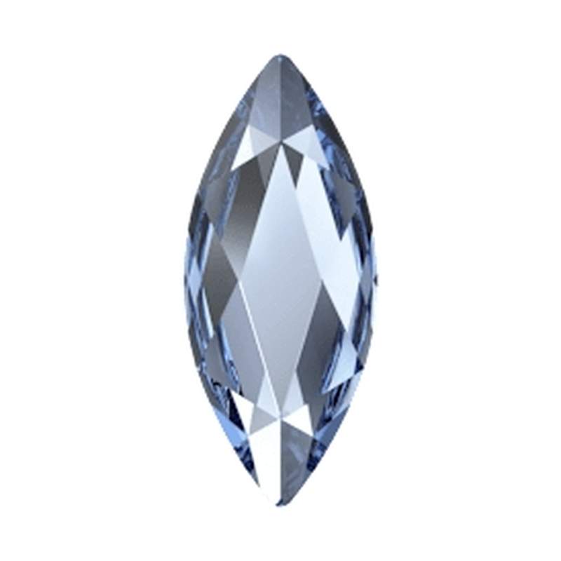 Swarovski Flatback Crystals 2201 14 x 6 mm Light Sapphire F