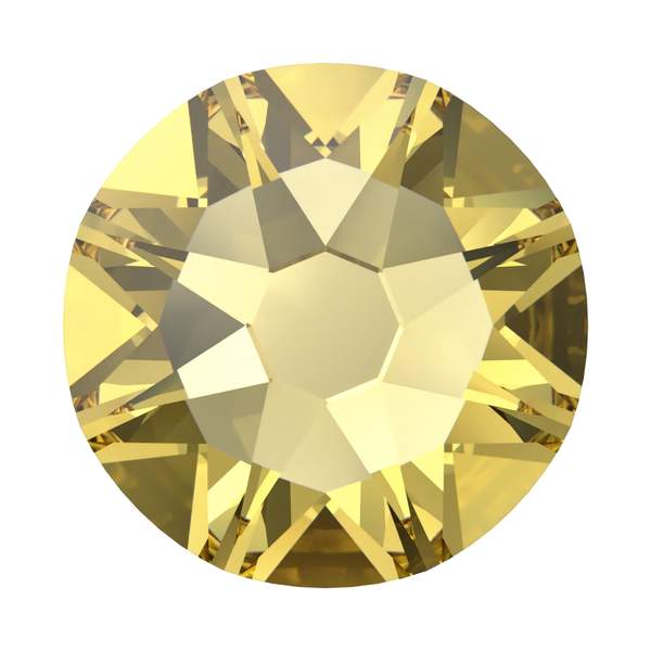 Swarovski Flatback Crystals 2088 ss 12 Recreated Dark Jonquil F
