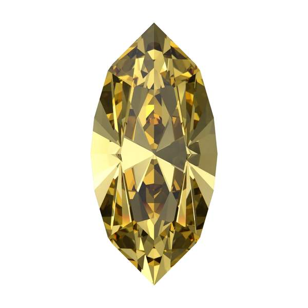 Swarovski Fancy Stones 4228 4 x 2 mm Recreated Dark Jonquil F
