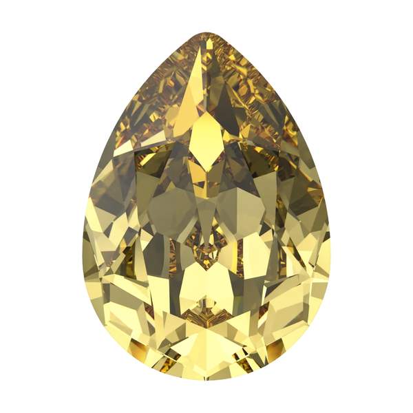 Swarovski Fancy Stones 4320 14 x 10 mm Recreated Dark Jonquil F