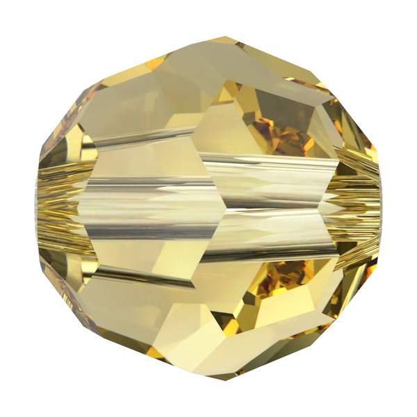 Swarovski Crystal Beads 5000 6 mm Recreated Dark Jonquil