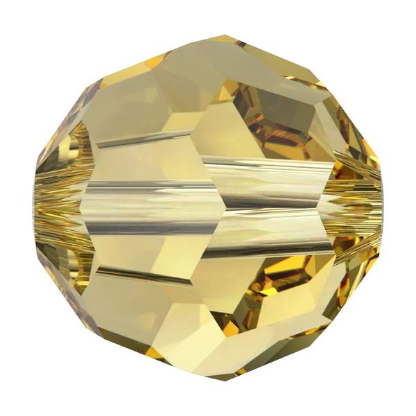 Swarovski Crystal Beads 5000 8 mm Recreated Dark Jonquil