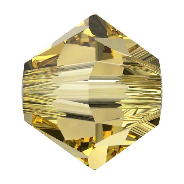 Swarovski Crystal Beads 5328 4 mm Recreated Dark Jonquil