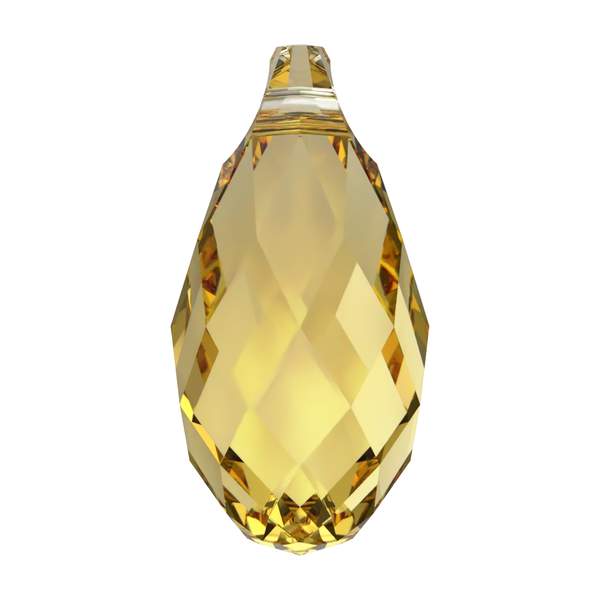 Swarovski Crystal Pendants 6010 11 x 5,5 mm Recreated Dark Jonquil