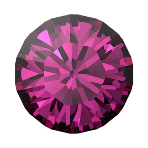 Swarovski Round Stones 1028 pp 4 Dark Rose F