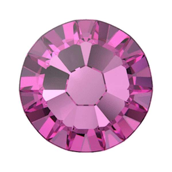 Swarovski Flatback Crystals 2058 ss 7 Dark Rose F