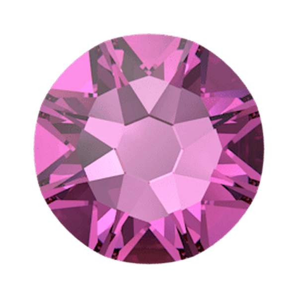 Swarovski Flatback Crystals 2088 ss 12 Dark Rose F
