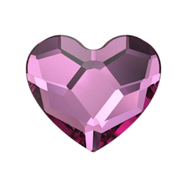 Swarovski Flatback Crystals 2808 6 mm Dark Rose F