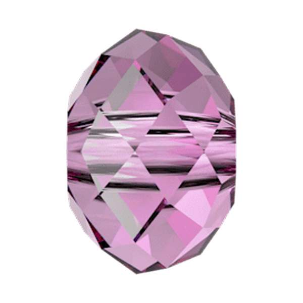Swarovski Crystal Beads 5040 6 mm Dark Rose