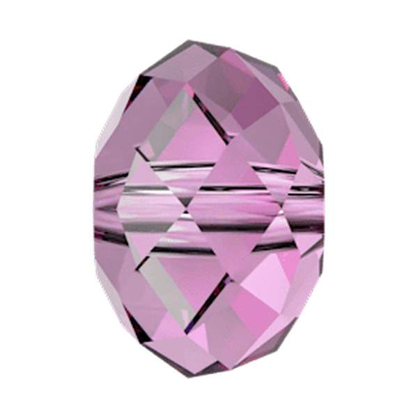 Swarovski Crystal Beads 5040 8 mm Dark Rose