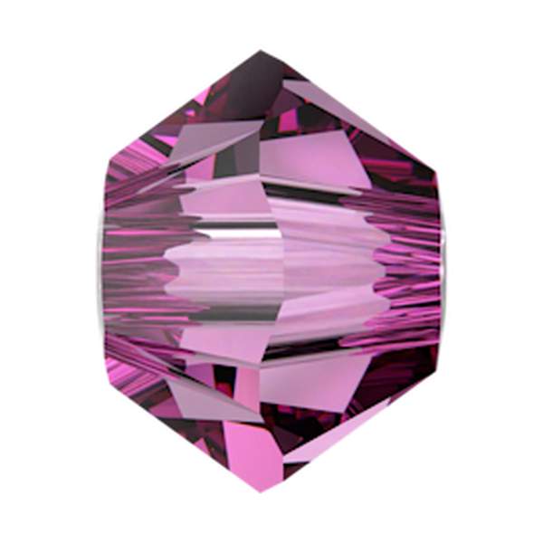 Swarovski Crystal Beads 5328 3 mm Dark Rose