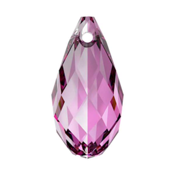 Swarovski Crystal Pendants 6010 13 x 6,5 mm Dark Rose