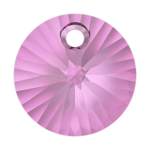 Swarovski Crystal Pendants 6428 8 mm Dark Rose