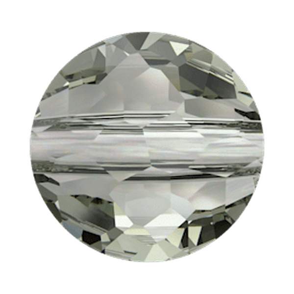 Swarovski Crystal Beads 5034 6 mm Black Diamond
