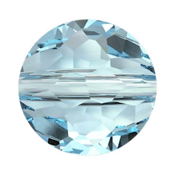 Swarovski Crystal Beads 5034 8 mm Aquamarine