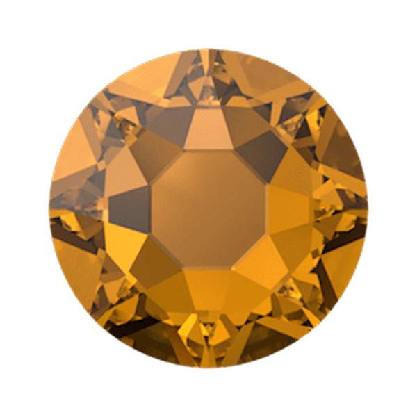 Swarovski Hotfix Crystals 2078 ss 30 Light Amber A HF