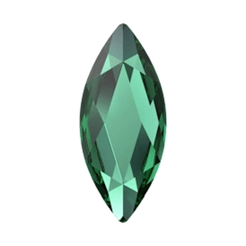 Swarovski Flatback Crystals 2201 8 x 3,5 mm Majestic Green F