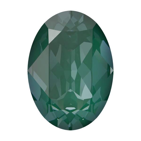 Swarovski Fancy Stones 4120 14 x 10 mm Crystal Pine Green Ignite
