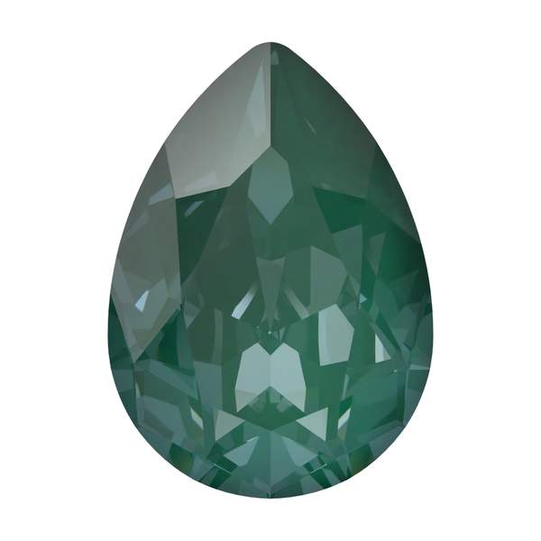 Swarovski Fancy Stones 4320 14 x 10 mm Crystal Pine Green Ignite