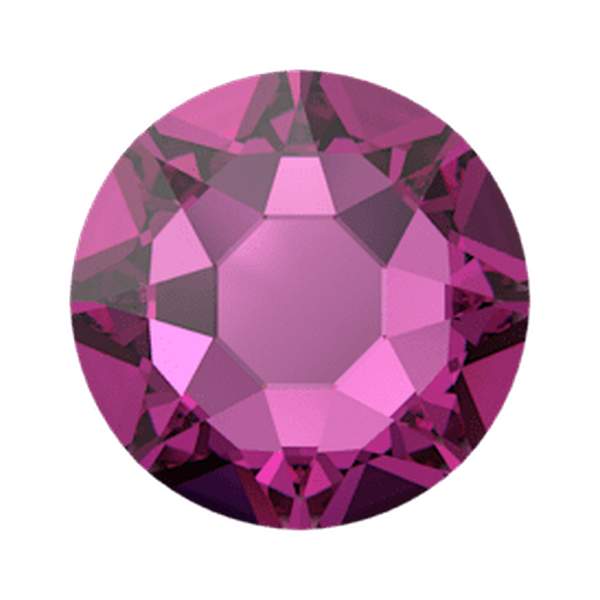 Swarovski Hotfix Crystals 2078 ss 30 Dark Rose A HF