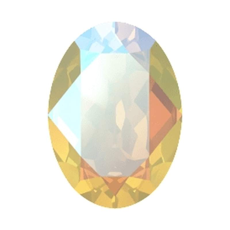 Swarovski Fancy Stones 4120 14 x 10 mm White Opal Shimmer F