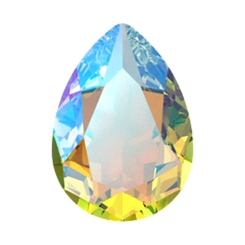 Swarovski Fancy Stones 4320 14 x 10 mm Citrus Green Blue AB