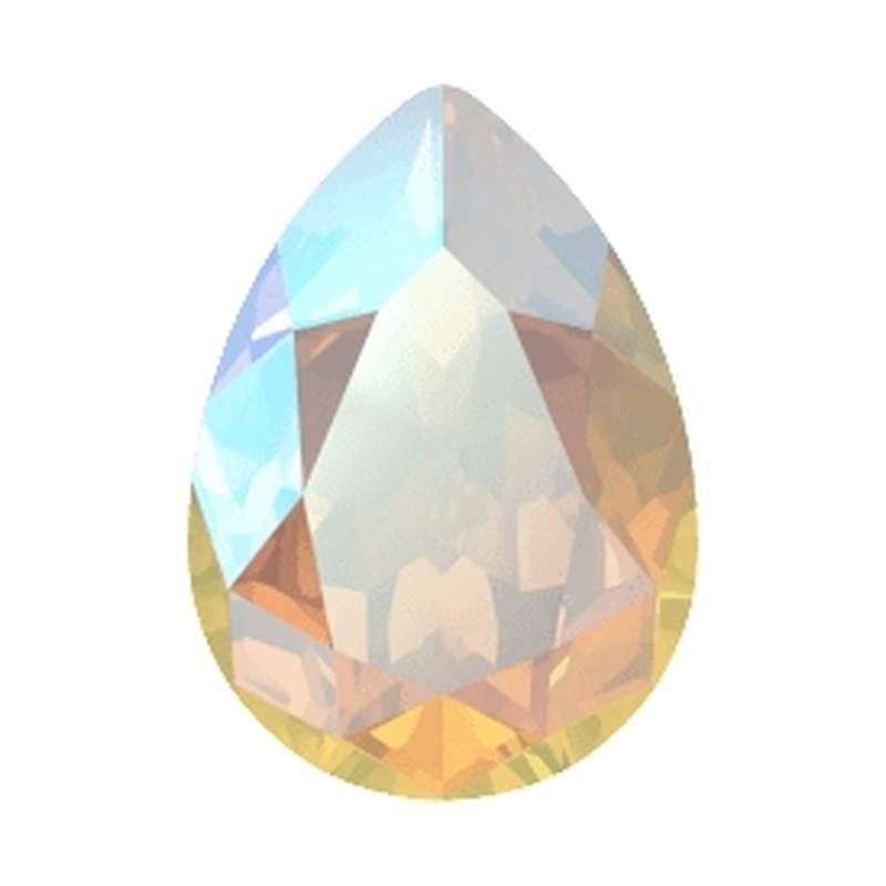 Swarovski Fancy Stones 4320 14 x 10 mm White Opal Shimmer F