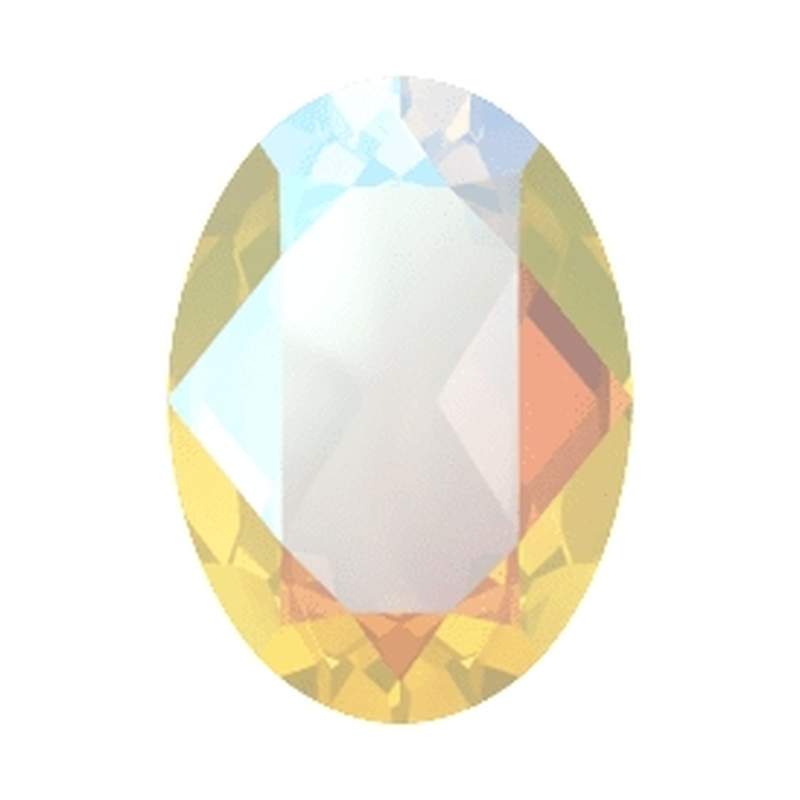 Swarovski Fancy Stones 4120 14 x 10 mm White Opal Shimmer