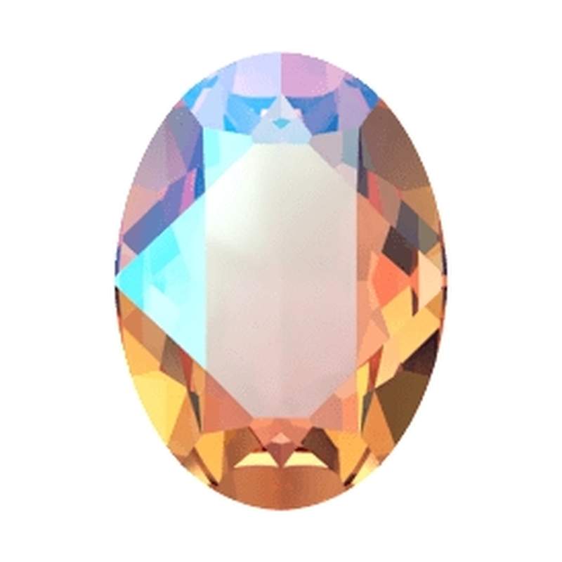 Swarovski Fancy Stones 4120 18 x 13 mm Rose Peach Shimmer