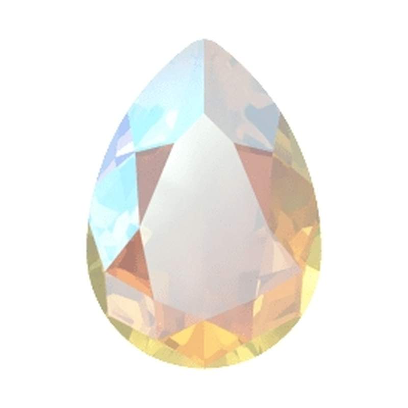 Swarovski Fancy Stones 4320 14 x 10 mm White Opal Shimmer